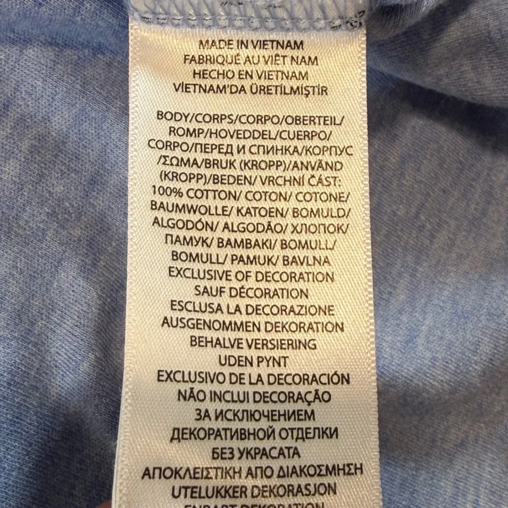 Polo Ralph Lauren Polo Shirt‎ Mens 3XLT Light Blue Heather Short Sleeve Cotton